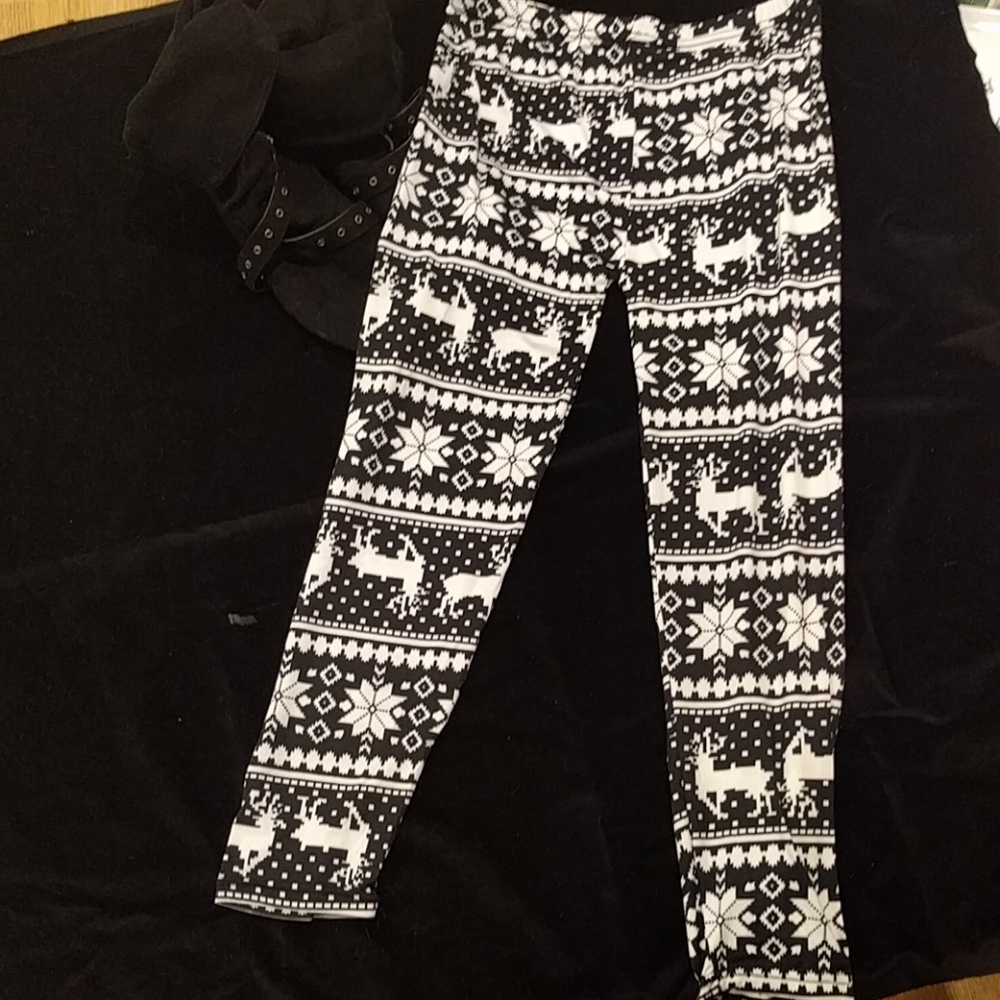 Leggings, winter holiday design - Picture 2 of 2